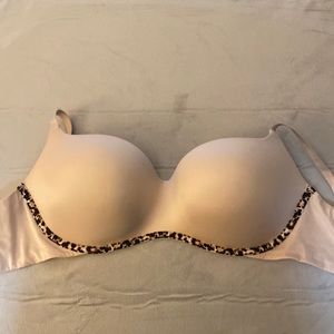 Victoria’s Secret padded push-up add a cup, wireless balconet bra 34 DD